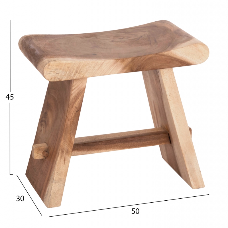 ΒΟΗΘΗΤΙΚΟ ΣΚΑΜΠΟ SADEL HM18294 ΞΥΛΟ SUAR--ΦΥΣΙΚΟ 50x30x45Υεκ. ΒΟΗΘΗΤΙΚΟ ΣΚΑΜΠΟ SADEL HM18294 ΞΥΛΟ SUAR--ΦΥΣΙΚΟ 50x30x45Υεκ.