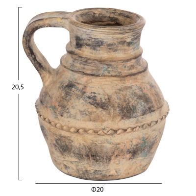 ΔΙΑΚΟΣΜΗΤΙΚΟ ΕΠΙΤΡΑΠΕΖΙΟ ΒΑΖΟ VERMO HM4397 ΤΕΡΑΚΟΤΑ ΣΕ ΚΡΕΜ Φ20x20.5Υεκ. ΔΙΑΚΟΣΜΗΤΙΚΟ ΕΠΙΤΡΑΠΕΖΙΟ ΒΑΖΟ VERMO HM4397 ΤΕΡΑΚΟΤΑ ΣΕ ΚΡΕΜ Φ20x20.5Υεκ.