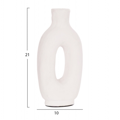 ΔΙΑΚΟΣΜΗΤΙΚΟ ΒΑΖΟ ΣΕΙΡΑ CLAYVON HM4409 ΤΕΡΑΚΟΤΑ ΣΕ ΛΕΥΚΟ 10x5x21Υεκ. ΔΙΑΚΟΣΜΗΤΙΚΟ ΒΑΖΟ ΣΕΙΡΑ CLAYVON HM4409 ΤΕΡΑΚΟΤΑ ΣΕ ΛΕΥΚΟ 10x5x21Υεκ.