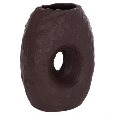 ΕΠΙΤΡΑΠΕΖΙΟ ΔΙΑΚΟΣΜΗΤΙΚΟ ΒΑΖΟ NAMENTIS HM4673.07L ΣΟΚΟΛΑΤΙ ΤΕΡΑΚΟΤΑ--26.5x16x36.5Υεκ