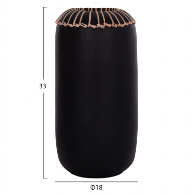 ΕΠΙΤΡΑΠΕΖΙΟ ΔΙΑΚΟΣΜΗΤΙΚΟ ΒΑΖΟ LENNOX HM4675.01S TΕΡΑΚΟΤΑ ΣΕ ΜΑΥΡΟ--Φ18x33Υεκ. ΕΠΙΤΡΑΠΕΖΙΟ ΔΙΑΚΟΣΜΗΤΙΚΟ ΒΑΖΟ LENNOX HM4675.01S TΕΡΑΚΟΤΑ ΣΕ ΜΑΥΡΟ--Φ18x33Υεκ.