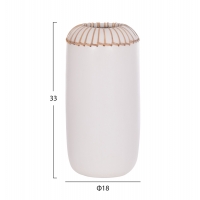 ΕΠΙΤΡΑΠΕΖΙΟ ΔΙΑΚΟΣΜΗΤΙΚΟ ΒΑΖΟ LENNOX HM4675.02S TΕΡΑΚΟΤΑ ΣΕ ΛΕΥΚΟ--Φ18x33Υεκ. ΕΠΙΤΡΑΠΕΖΙΟ ΔΙΑΚΟΣΜΗΤΙΚΟ ΒΑΖΟ LENNOX HM4675.02S TΕΡΑΚΟΤΑ ΣΕ ΛΕΥΚΟ--Φ18x33Υεκ.