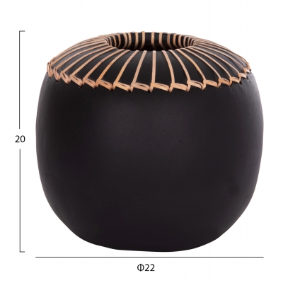 ΕΠΙΤΡΑΠΕΖΙΟ ΔΙΑΚΟΣΜΗΤΙΚΟ ΒΑΖΟ LENNOX HM4675.01L TΕΡΑΚΟΤΑ ΣΕ ΜΑΥΡΟ--Φ22x20Υεκ. ΕΠΙΤΡΑΠΕΖΙΟ ΔΙΑΚΟΣΜΗΤΙΚΟ ΒΑΖΟ LENNOX HM4675.01L TΕΡΑΚΟΤΑ ΣΕ ΜΑΥΡΟ--Φ22x20Υεκ.