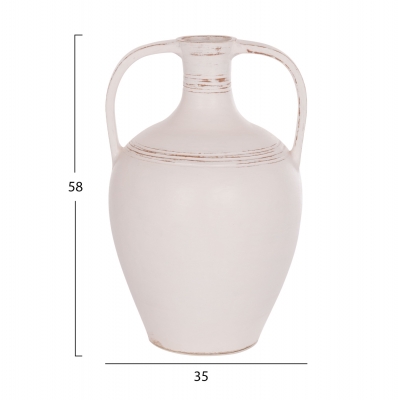 ΔΙΑΚΟΣΜΗΤΙΚΟΣ ΑΜΦΟΡΕΑΣ FEAX HM4676.02L ΛΕΥΚΗ ΤΕΡΑΚΟΤΑ--35x35x58Υεκ. ΔΙΑΚΟΣΜΗΤΙΚΟΣ ΑΜΦΟΡΕΑΣ FEAX HM4676.02L ΛΕΥΚΗ ΤΕΡΑΚΟΤΑ--35x35x58Υεκ.