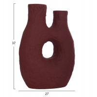 ΕΠΙΤΡΑΠΕΖΙΟ ΔΙΑΚΟΣΜΗΤΙΚΟ ΒΑΖΟ NAMENTIS HM4665.03L ΒΥΣΣΙΝΙ ΤΕΡΑΚΟΤΑ--27x13.5x37Υεκ