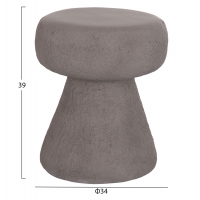 ΣΚΑΜΠΟ ΣΤΡΟΓΓΥΛΟ INTERON HM18171.03 FIBER CEMENT ΣΕ ΓΚΡΙ--Φ34x39Υεκ. ΣΚΑΜΠΟ ΣΤΡΟΓΓΥΛΟ INTERON HM18171.03 FIBER CEMENT ΣΕ ΓΚΡΙ--Φ34x39Υεκ.