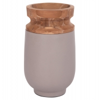 ΔΙΑΚΟΣΜΗΤΙΚΟ ΒΑΖΟ ΔΑΠΕΔΟΥ LINTER HM4662.05S FIBER CEMENT ΓΚΡΙ ΜΑΤ--ΞΥΛΟ ΤΕΑΚ Φ34x60Υεκ ΔΙΑΚΟΣΜΗΤΙΚΟ ΒΑΖΟ ΔΑΠΕΔΟΥ LINTER HM4662.05S FIBER CEMENT ΓΚΡΙ ΜΑΤ--ΞΥΛΟ ΤΕΑΚ Φ34x60Υεκ