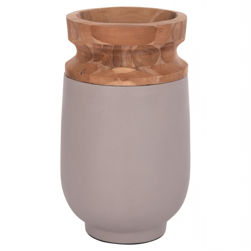 ΔΙΑΚΟΣΜΗΤΙΚΟ ΒΑΖΟ ΔΑΠΕΔΟΥ LINTER HM4662.05S FIBER CEMENT ΓΚΡΙ ΜΑΤ--ΞΥΛΟ ΤΕΑΚ Φ34x60Υεκ ΔΙΑΚΟΣΜΗΤΙΚΟ ΒΑΖΟ ΔΑΠΕΔΟΥ LINTER HM4662.05S FIBER CEMENT ΓΚΡΙ ΜΑΤ--ΞΥΛΟ ΤΕΑΚ Φ34x60Υεκ