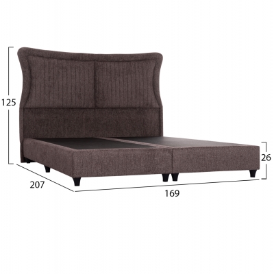 ΚΡEΒΑΤΙ ΔΙΠΛΟ NESTOR HM715.02 ΥΦΑΣΜΑ TEDDY ΚΑΦΕ--ΓΙΑ ΣΤΡΩΜΑ 160x200εκ. ΚΡEΒΑΤΙ ΔΙΠΛΟ NESTOR HM715.02 ΥΦΑΣΜΑ TEDDY ΚΑΦΕ--ΓΙΑ ΣΤΡΩΜΑ 160x200εκ.