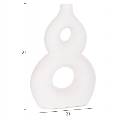 ΕΠΙΤΡΑΠΕΖΙΟ ΔΙΑΚΟΣΜΗΤΙΚΟ ΒΑΖΟ FIORIN HM4666.02S ΤΕΡΑΚΟΤΑ ΣΕ ΛΕΥΚΟ--21x7.5x31Υεκ. ΕΠΙΤΡΑΠΕΖΙΟ ΔΙΑΚΟΣΜΗΤΙΚΟ ΒΑΖΟ FIORIN HM4666.02S ΤΕΡΑΚΟΤΑ ΣΕ ΛΕΥΚΟ--21x7.5x31Υεκ.