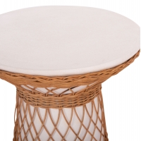 ΒΟΗΘΗΤΙΚΟ ΤΡΑΠΕΖΙ ΣΤΡΟΓΓΥΛΟ DELIA HM18167.02 FIBER CEMENT ΛΕΥΚΟ & RATTAN Φ40x45Υεκ ΒΟΗΘΗΤΙΚΟ ΤΡΑΠΕΖΙ ΣΤΡΟΓΓΥΛΟ DELIA HM18167.02 FIBER CEMENT ΛΕΥΚΟ & RATTAN Φ40x45Υεκ
