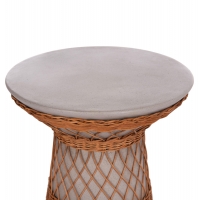 ΒΟΗΘΗΤΙΚΟ ΤΡΑΠΕΖΙ ΣΤΡΟΓΓΥΛΟ DELIA HM18167.03 FIBER CEMENT ΓΚΡΙ & RATTAN Φ40x45Υεκ ΒΟΗΘΗΤΙΚΟ ΤΡΑΠΕΖΙ ΣΤΡΟΓΓΥΛΟ DELIA HM18167.03 FIBER CEMENT ΓΚΡΙ & RATTAN Φ40x45Υεκ