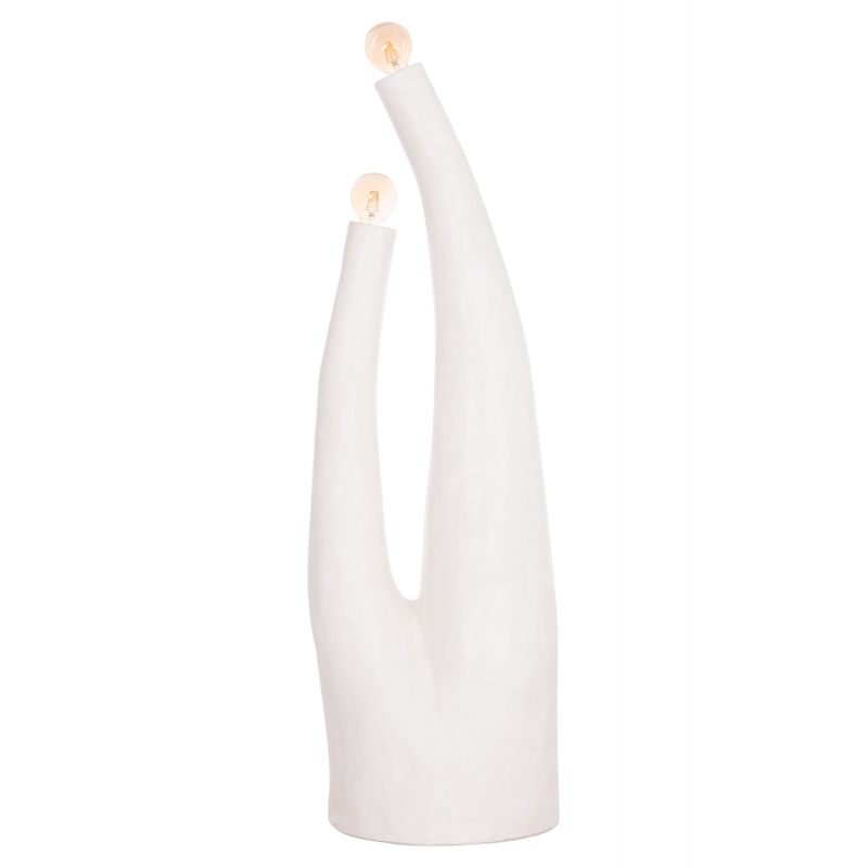 ΔΙΑΚΟΣΜΗΤΙΚΟ ΦΩΤΙΣΤΙΚΟ ΔΑΠΕΔΟΥ TUSKEN HM4702.02 FIBER CEMENT-ΛΕΥΚΟ 50x43x145Υεκ