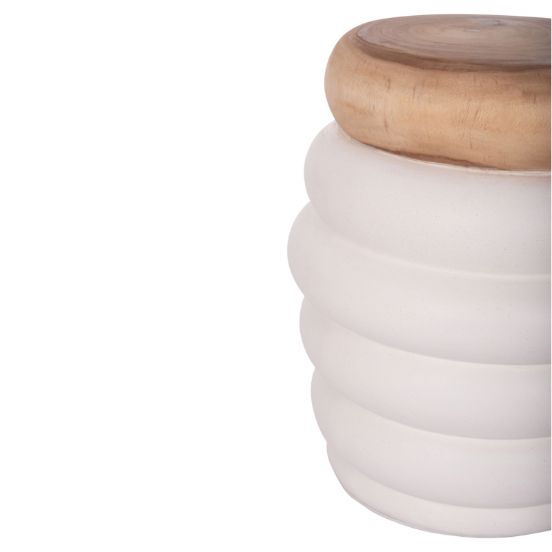 ΤΡΑΠΕΖΙ ΒΟΗΘΗΤΙΚΟ PUFFAT HM18172.02 FIBER CEMENT ΛΕΥΚΟ- ΞΥΛΟ TEAK TOP Φ45x46Υεκ. ΤΡΑΠΕΖΙ ΒΟΗΘΗΤΙΚΟ PUFFAT HM18172.02 FIBER CEMENT ΛΕΥΚΟ- ΞΥΛΟ TEAK TOP Φ45x46Υεκ.