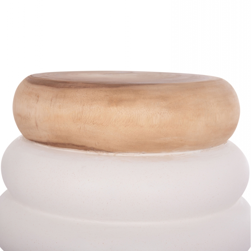 ΤΡΑΠΕΖΙ ΒΟΗΘΗΤΙΚΟ PUFFAT HM18172.02 FIBER CEMENT ΛΕΥΚΟ- ΞΥΛΟ TEAK TOP Φ45x46Υεκ. ΤΡΑΠΕΖΙ ΒΟΗΘΗΤΙΚΟ PUFFAT HM18172.02 FIBER CEMENT ΛΕΥΚΟ- ΞΥΛΟ TEAK TOP Φ45x46Υεκ.