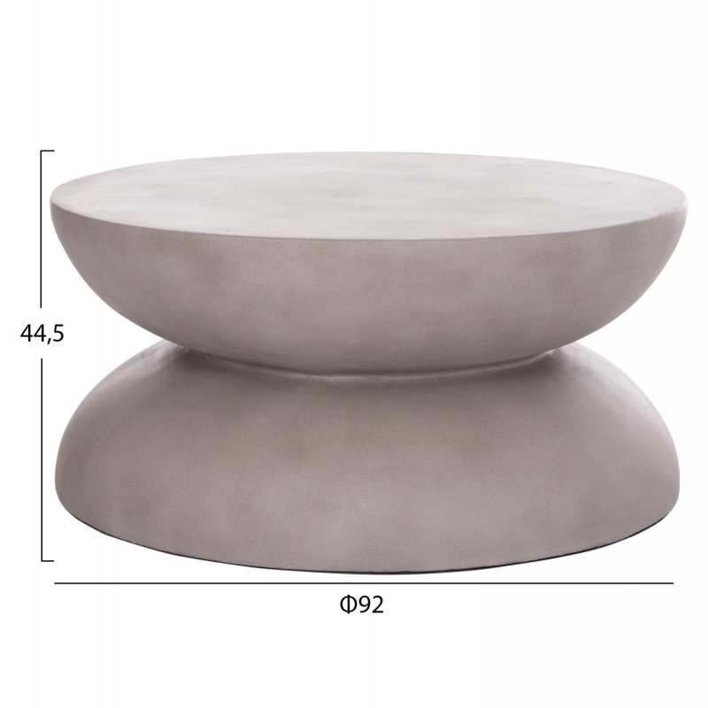 ΤΡΑΠΕΖΙ ΣΑΛΟΝΙΟΥ ANNA HM18158.03 FIBER CEMENT ΣΕ ΓΚΡΙ--Φ92x44.5Υεκ ΤΡΑΠΕΖΙ ΣΑΛΟΝΙΟΥ ANNA HM18158.03 FIBER CEMENT ΣΕ ΓΚΡΙ--Φ92x44.5Υεκ