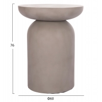 ΒΟΗΘΗΤΙΚΟ ΤΡΑΠΕΖΙ ANNA HM18160.03 FIBER CEMENT ΣΕ ΓΚΡΙ--Φ60x76Υεκ. ΒΟΗΘΗΤΙΚΟ ΤΡΑΠΕΖΙ ANNA HM18160.03 FIBER CEMENT ΣΕ ΓΚΡΙ--Φ60x76Υεκ.
