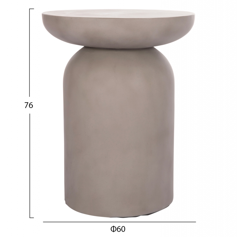 ΒΟΗΘΗΤΙΚΟ ΤΡΑΠΕΖΙ ANNA HM18160.03 FIBER CEMENT ΣΕ ΓΚΡΙ--Φ60x76Υεκ. ΒΟΗΘΗΤΙΚΟ ΤΡΑΠΕΖΙ ANNA HM18160.03 FIBER CEMENT ΣΕ ΓΚΡΙ--Φ60x76Υεκ.