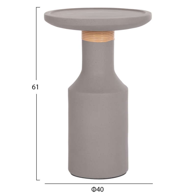 ΒΟΗΘΗΤΙΚΟ ΤΡΑΠΕΖΙ TRED(T) HM18169.03 FIBER CEMENT ΓΚΡΙ-ΦΥΣΙΚΟ RATTAN--Φ40x61Υεκ. ΒΟΗΘΗΤΙΚΟ ΤΡΑΠΕΖΙ TRED(T) HM18169.03 FIBER CEMENT ΓΚΡΙ-ΦΥΣΙΚΟ RATTAN--Φ40x61Υεκ.