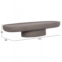 ΤΡΑΠΕΖΙ ΣΑΛΟΝΙΟΥ DESSY HM18153.03 FIBER CEMENT ΣΕ ΓΚΡΙ--151x66x30Υεκ. ΤΡΑΠΕΖΙ ΣΑΛΟΝΙΟΥ DESSY HM18153.03 FIBER CEMENT ΣΕ ΓΚΡΙ--151x66x30Υεκ.