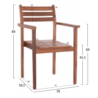 ΠΟΛΥΘΡΟΝΑ KEMPO HM6358 ΞΥΛΟ TEAK ΣΕ ΦΥΣΙΚΟ--58x58,5x88Υεκ. ΠΟΛΥΘΡΟΝΑ KEMPO HM6358 ΞΥΛΟ TEAK ΣΕ ΦΥΣΙΚΟ--58x58,5x88Υεκ.