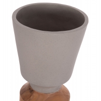 ΔΙΑΚΟΣΜΗΤΙΚΟ ΒΑΖΟ ΔΑΠΕΔΟΥ NEBULA HM4661.03 FIBER CEMENT ΓΚΡΙ--ΞΥΛΟ ΤΕΑΚ Φ60x115Υεκ. ΔΙΑΚΟΣΜΗΤΙΚΟ ΒΑΖΟ ΔΑΠΕΔΟΥ NEBULA HM4661.03 FIBER CEMENT ΓΚΡΙ--ΞΥΛΟ ΤΕΑΚ Φ60x115Υεκ.