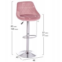 ΣΚΑΜΠΟ ΜΠΑΡ ROSE HM204.42 ΜΕ ΑΜΟΡΤΙΣΕΡ ΧΡΩΜΙΟΥ & ΣΑΠΙΟ ΜΗΛΟ ΒΕΛΟΥΔΟ 48x45x105Υεκ. ΣΚΑΜΠΟ ΜΠΑΡ ROSE HM204.42 ΜΕ ΑΜΟΡΤΙΣΕΡ ΧΡΩΜΙΟΥ & ΣΑΠΙΟ ΜΗΛΟ ΒΕΛΟΥΔΟ 48x45x105Υεκ.