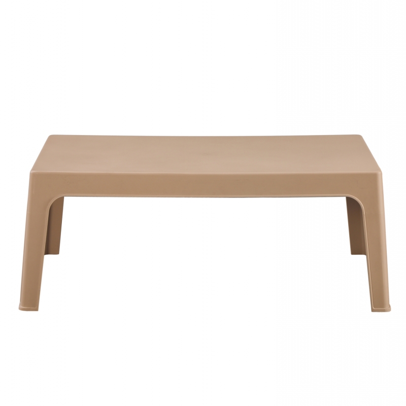 ΤΡΑΠΕΖΑΚΙ ΟΡΘΟΓΩΝΙΟ SLEEK HM6367.03 ΠΟΛΥΠΡΟΠΥΛΕΝΙΟ ΚΑΠΟΥΤΣΙΝΟ 99x59.5x39.5Υεκ.