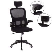 ΚΑΡΕΚΛΑ ΓΡΑΦΕΙΟΥ BASTON HM18236.01 ΜΑΥΡΟ MESH & PP ΣΚΕΛΕΤΟΣ 64x60x117-127Υεκ. ΚΑΡΕΚΛΑ ΓΡΑΦΕΙΟΥ BASTON HM18236.01 ΜΑΥΡΟ MESH & PP ΣΚΕΛΕΤΟΣ 64x60x117-127Υεκ.