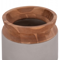ΔΙΑΚΟΣΜΗΤΙΚΟ ΒΑΖΟ ΔΑΠΕΔΟΥ LINTER HM4662.03L FIBER CEMENT ΓΚΡΙ--ΞΥΛΟ ΤΕΑΚ Φ41x47Υ ΔΙΑΚΟΣΜΗΤΙΚΟ ΒΑΖΟ ΔΑΠΕΔΟΥ LINTER HM4662.03L FIBER CEMENT ΓΚΡΙ--ΞΥΛΟ ΤΕΑΚ Φ41x47Υ