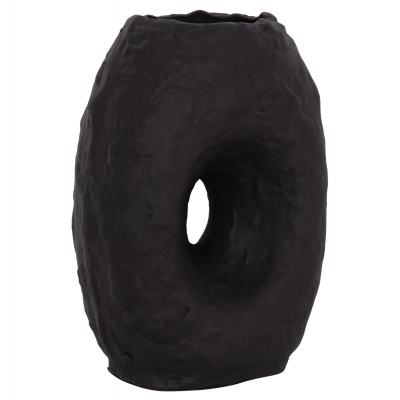 ΕΠΙΤΡΑΠΕΖΙΟ ΔΙΑΚΟΣΜΗΤΙΚΟ ΒΑΖΟ NAMENTIS HM4673.01L ΜΑΥΡΗ ΤΕΡΑΚΟΤΑ--26.5x16x36.5Υεκ