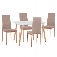 ΣΕΤ ΤΡΑΠΕΖΑΡΙΑΣ 5ΤΜΧ MINIMAL HM11767 ΛΕΥΚΟ MDF-ΜΠΕΖ ΥΦΑΣΜΑ ΣΕΤ ΤΡΑΠΕΖΑΡΙΑΣ 5ΤΜΧ MINIMAL HM11767 ΛΕΥΚΟ MDF-ΜΠΕΖ ΥΦΑΣΜΑ