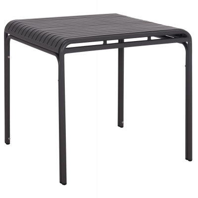 ΤΡΑΠΕΖΙ ΤΕΤΡΑΓΩΝΟ ΑΛΟΥΜΙΝΙΟΥ RACHEL HM6338.01 ΓΚΡΙ 80x80x76Υεκ.