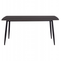 ΤΡΑΠΕΖΙ RAVEN HM18150.02 ΚΕΡΑΜΙΚΟ TOP ΜΕ ΟΨΗ ΜΑΥΡΟ ΜΑΡΜΑΡΟ 160x80x74Υεκ.