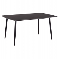 ΤΡΑΠΕΖΙ RAVEN HM18150.02 ΚΕΡΑΜΙΚΟ TOP ΜΕ ΟΨΗ ΜΑΥΡΟ ΜΑΡΜΑΡΟ 160x80x74Υεκ.