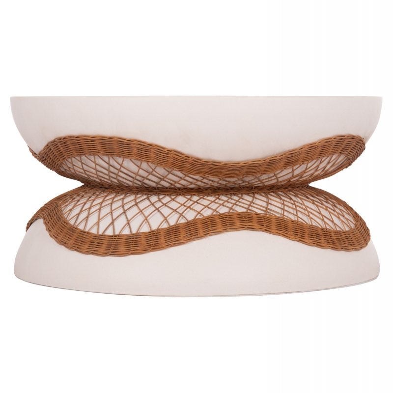 ΤΡΑΠΕΖΙ ΣΑΛΟΝΙΟΥ ANNA HM18157.02 FIBER CEMENT ΛΕΥΚΟ-ΦΥΣΙΚΟ RATTAN--Φ92x44.5Υεκ ΤΡΑΠΕΖΙ ΣΑΛΟΝΙΟΥ ANNA HM18157.02 FIBER CEMENT ΛΕΥΚΟ-ΦΥΣΙΚΟ RATTAN--Φ92x44.5Υεκ