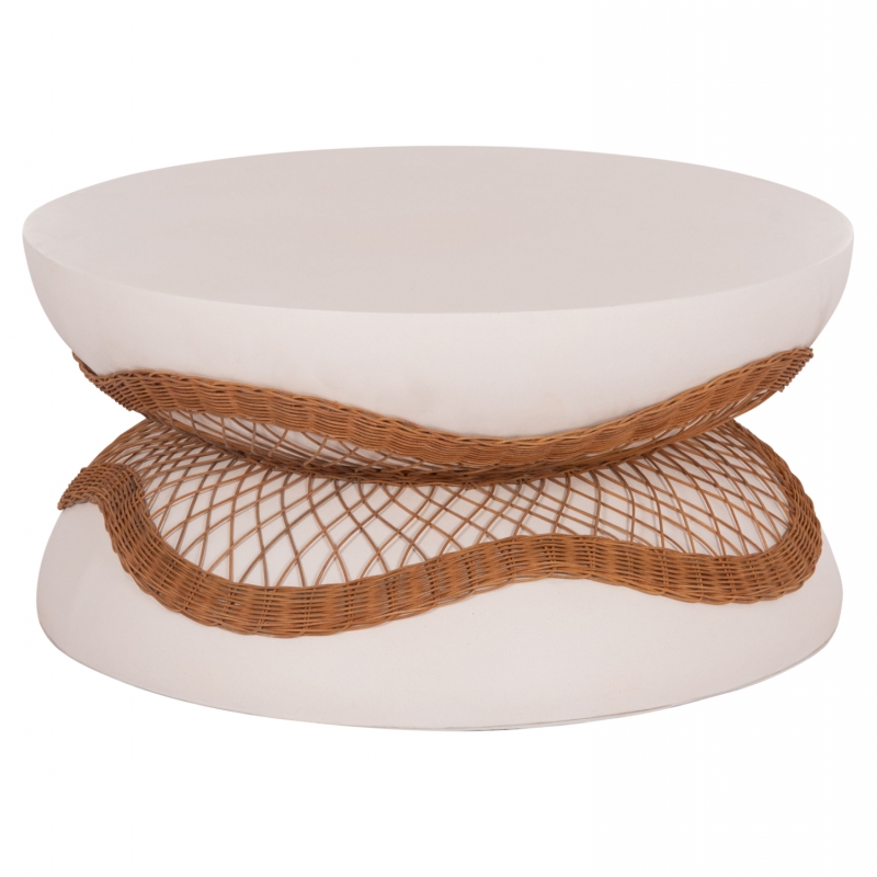 ΤΡΑΠΕΖΙ ΣΑΛΟΝΙΟΥ ANNA HM18157.02 FIBER CEMENT ΛΕΥΚΟ-ΦΥΣΙΚΟ RATTAN--Φ92x44.5Υεκ ΤΡΑΠΕΖΙ ΣΑΛΟΝΙΟΥ ANNA HM18157.02 FIBER CEMENT ΛΕΥΚΟ-ΦΥΣΙΚΟ RATTAN--Φ92x44.5Υεκ