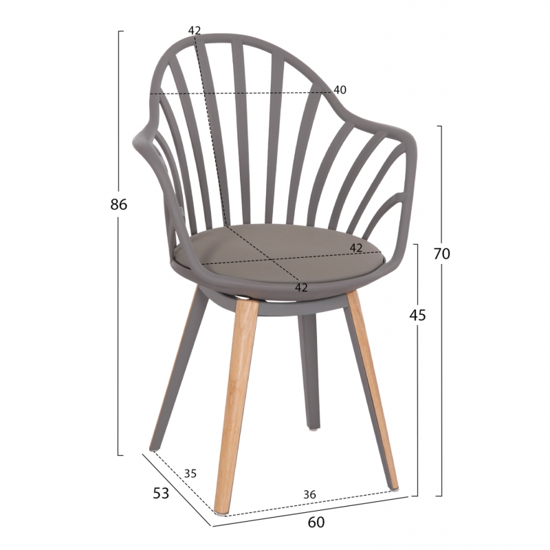ΣΕΤ ΤΡΑΠΕΖΑΡΙΑΣ 5ΤΜΧ ANAIS HM21176 MDF TOP ΣΕ ΓΚΡΙ--P.P. & PU ΣΕ ΓΚΡΙ ΣΕΤ ΤΡΑΠΕΖΑΡΙΑΣ 5ΤΜΧ ANAIS HM21176 MDF TOP ΣΕ ΓΚΡΙ--P.P. & PU ΣΕ ΓΚΡΙ