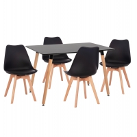 ΣΕΤ ΤΡΑΠΕΖΑΡΙΑΣ 5ΤΜΧ VEGAS HM21185 MDF TOP ΣΕ ΜΑΥΡΟ--ΠΟΔΙΑ ΟΞΙΑΣ ΣΕΤ ΤΡΑΠΕΖΑΡΙΑΣ 5ΤΜΧ VEGAS HM21185 MDF TOP ΣΕ ΜΑΥΡΟ--ΠΟΔΙΑ ΟΞΙΑΣ