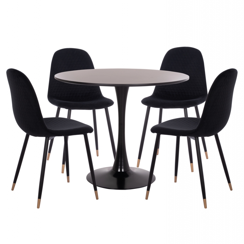 ΣΕΤ ΤΡΑΠΕΖΑΡΙΑΣ 5ΤΜΧ BROLIN HM21191 MDF TOP-ΜΕΤΑΛΛΙΚΑ ΠΟΔΙΑ-ΒΕΛΟΥΔΟ--ΜΑΥΡΟ ΣΕΤ ΤΡΑΠΕΖΑΡΙΑΣ 5ΤΜΧ BROLIN HM21191 MDF TOP-ΜΕΤΑΛΛΙΚΑ ΠΟΔΙΑ-ΒΕΛΟΥΔΟ--ΜΑΥΡΟ