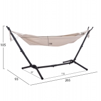 ΑΙΩΡΑ CRAVE HM6304.02 ΑΝΘΡΑΚΙ ΜΕΤΑΛΛΙΚΟΣ ΣΚΕΛΕΤΟΣ--ΜΠΕΖ ΥΦΑΣΜΑ 265x93x105Υεκ ΑΙΩΡΑ CRAVE HM6304.02 ΑΝΘΡΑΚΙ ΜΕΤΑΛΛΙΚΟΣ ΣΚΕΛΕΤΟΣ--ΜΠΕΖ ΥΦΑΣΜΑ 265x93x105Υεκ