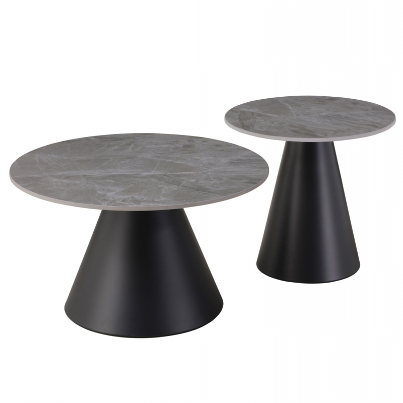 ΤΡΑΠΕΖΙΑ ΣΑΛΟΝΙΟΥ RIDGE HM18266.03 ΚΕΡΑΜΙΚΑ TOP ΜΕ ΟΨΗ ΓΚΡΙ ΜΑΡΜΑΡΟΥ Φ50εκ & Φ70εκ ΤΡΑΠΕΖΙΑ ΣΑΛΟΝΙΟΥ RIDGE HM18266.03 ΚΕΡΑΜΙΚΑ TOP ΜΕ ΟΨΗ ΓΚΡΙ ΜΑΡΜΑΡΟΥ Φ50εκ & Φ70εκ