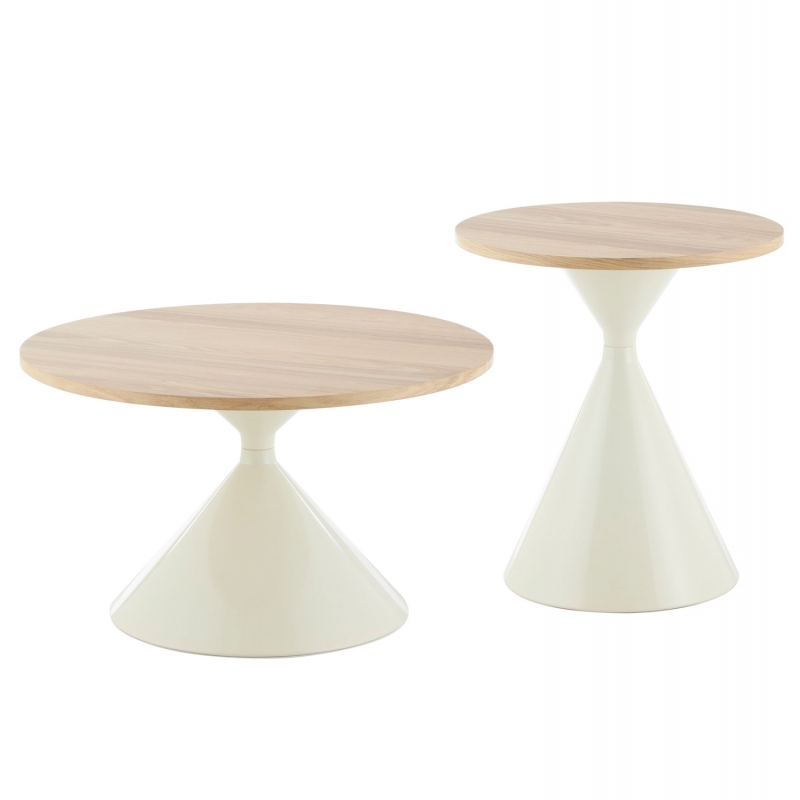 ΤΡΑΠΕΖΙΑ ΣΑΛΟΝΙΟΥ JENNEL HM18265 ΜΕΤΑΛΛΟ ΜΠΕΖ--MDF ΜΕ PAPERWOOD Φ50εκ & Φ70εκ ΤΡΑΠΕΖΙΑ ΣΑΛΟΝΙΟΥ JENNEL HM18265 ΜΕΤΑΛΛΟ ΜΠΕΖ--MDF ΜΕ PAPERWOOD Φ50εκ & Φ70εκ