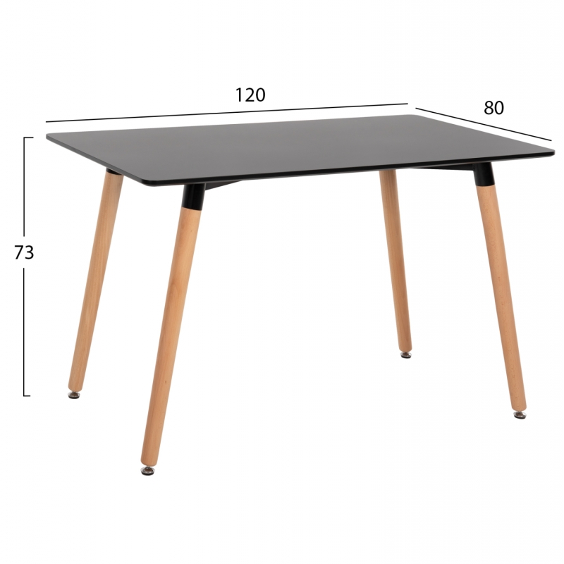 ΣΕΤ ΤΡΑΠΕΖΑΡΙΑΣ 5ΤΜΧ ARIADNE HM21174 MDF TOP & ΠΟΛΥΠΡΟΠΥΛΕΝΙΟ ΣΕ ΜΑΥΡΟ ΣΕΤ ΤΡΑΠΕΖΑΡΙΑΣ 5ΤΜΧ ARIADNE HM21174 MDF TOP & ΠΟΛΥΠΡΟΠΥΛΕΝΙΟ ΣΕ ΜΑΥΡΟ