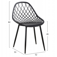 ΣΕΤ ΤΡΑΠΕΖΑΡΙΑΣ 5ΤΜΧ LIO HM21175 MDF TOP & ΠΟΛΥΠΡΟΠΥΛΕΝΙΟ ΣΕ ΜΑΥΡΟ ΣΕΤ ΤΡΑΠΕΖΑΡΙΑΣ 5ΤΜΧ LIO HM21175 MDF TOP & ΠΟΛΥΠΡΟΠΥΛΕΝΙΟ ΣΕ ΜΑΥΡΟ