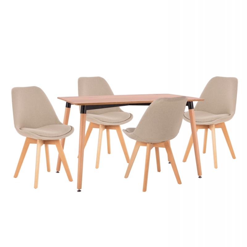 ΣΕΤ ΤΡΑΠΕΖΑΡΙΑΣ 5ΤΜΧ VEGAS HM21180 MDF TOP ΣΕ ΦΥΣΙΚΟ--ΥΦΑΣΜΑ ΜΠΕΖ ΣΕΤ ΤΡΑΠΕΖΑΡΙΑΣ 5ΤΜΧ VEGAS HM21180 MDF TOP ΣΕ ΦΥΣΙΚΟ--ΥΦΑΣΜΑ ΜΠΕΖ
