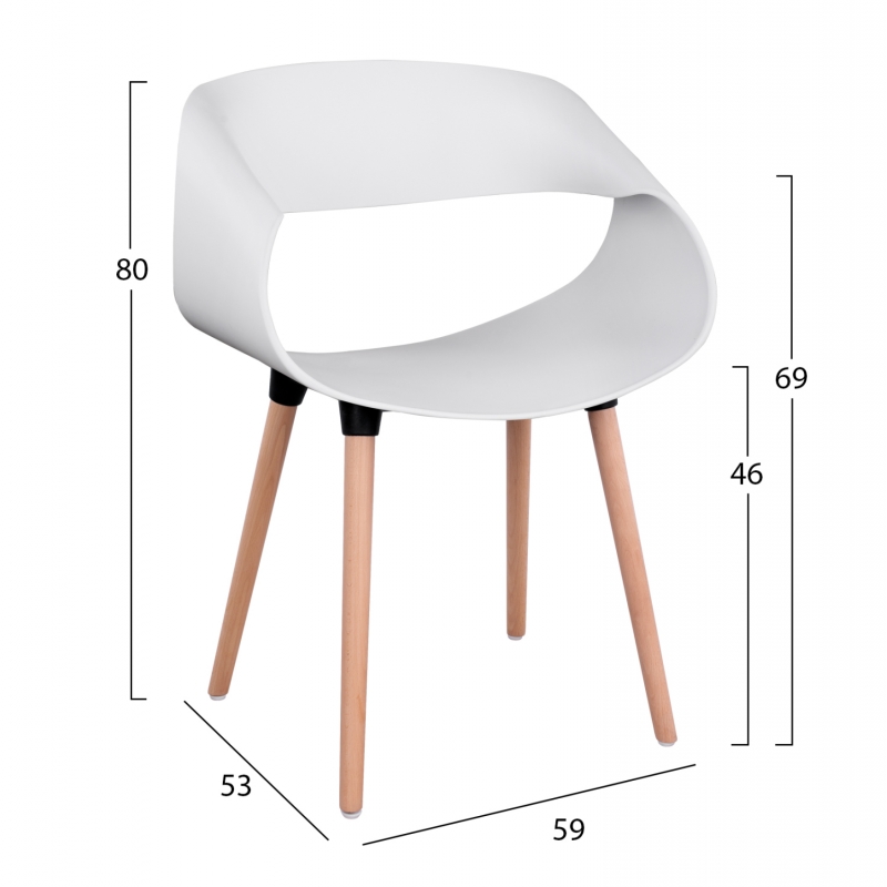 ΣΕΤ ΤΡΑΠΕΖΑΡΙΑΣ 5ΤΜΧ MAGGIE HM21186 MDF TOP & ΠΟΛΥΠΡΟΠΥΛΕΝΙΟ ΣΕ ΛΕΥΚΟ ΧΡΩΜΑ ΣΕΤ ΤΡΑΠΕΖΑΡΙΑΣ 5ΤΜΧ MAGGIE HM21186 MDF TOP & ΠΟΛΥΠΡΟΠΥΛΕΝΙΟ ΣΕ ΛΕΥΚΟ ΧΡΩΜΑ