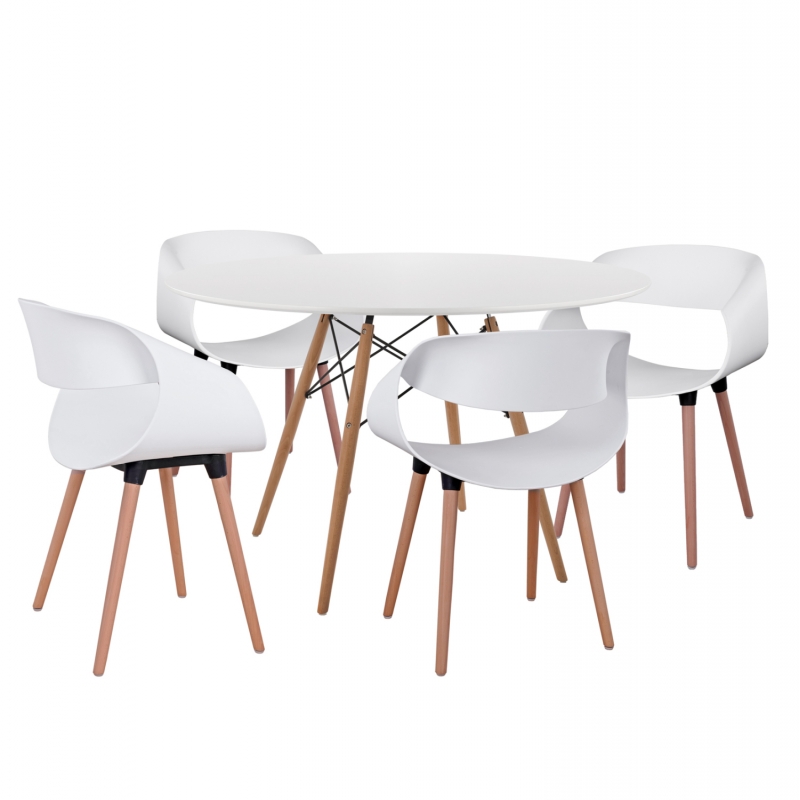 ΣΕΤ ΤΡΑΠΕΖΑΡΙΑΣ 5ΤΜΧ MAGGIE HM21186 MDF TOP & ΠΟΛΥΠΡΟΠΥΛΕΝΙΟ ΣΕ ΛΕΥΚΟ ΧΡΩΜΑ ΣΕΤ ΤΡΑΠΕΖΑΡΙΑΣ 5ΤΜΧ MAGGIE HM21186 MDF TOP & ΠΟΛΥΠΡΟΠΥΛΕΝΙΟ ΣΕ ΛΕΥΚΟ ΧΡΩΜΑ