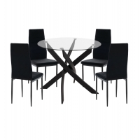 ΣΕΤ ΤΡΑΠΕΖΑΡΙΑΣ 5ΤΜΧ LADY HM21199.04 ΓΥΑΛΙ--ΜΕΤΑΛΛΟ & ΒΕΛΟΥΔΟ ΣΕ ΜΑΥΡΟ ΣΕΤ ΤΡΑΠΕΖΑΡΙΑΣ 5ΤΜΧ LADY HM21199.04 ΓΥΑΛΙ--ΜΕΤΑΛΛΟ & ΒΕΛΟΥΔΟ ΣΕ ΜΑΥΡΟ