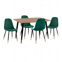 ΣΕΤ ΤΡΑΠΕΖΑΡΙΑΣ 5ΤΜΧ ALIZA HM11196.03 MDF TOP-ΒΕΛΟΥΔΟ ΚΥΠΑΡΙΣΣΙ & ΜΕΤΑΛΛΟ ΜΑΥΡΟ ΣΕΤ ΤΡΑΠΕΖΑΡΙΑΣ 5ΤΜΧ ALIZA HM11196.03 MDF TOP-ΒΕΛΟΥΔΟ ΚΥΠΑΡΙΣΣΙ & ΜΕΤΑΛΛΟ ΜΑΥΡΟ